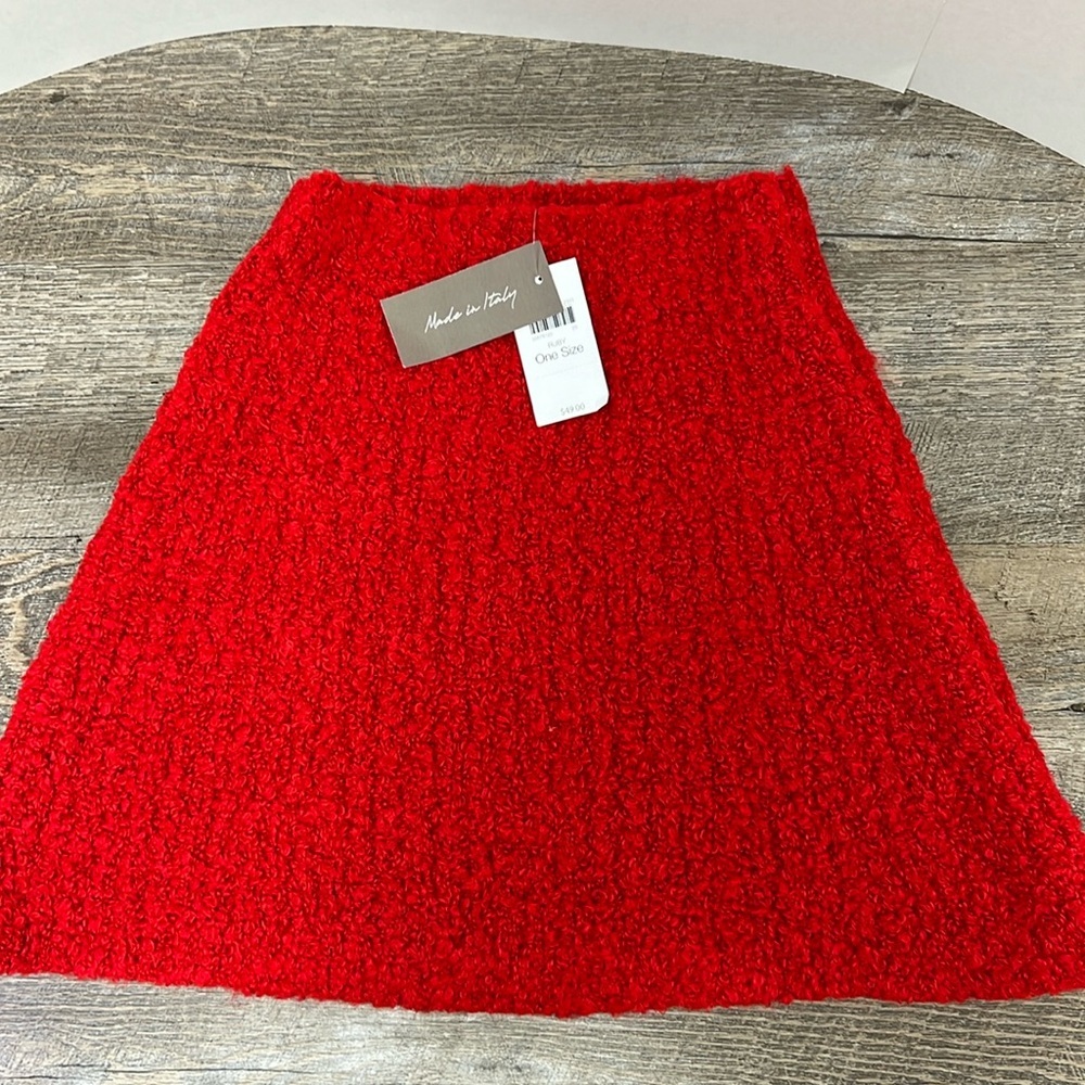 NWT J.Jill Made in Italy One Size Wool Blend Mini Skirt/OS